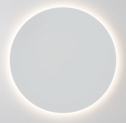 EURO LED SENSOR DEMISTER MIRROR - ROUND - 1050MM
