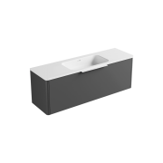 Evo Arco slim 1200 1 drawer, thermoform profile front