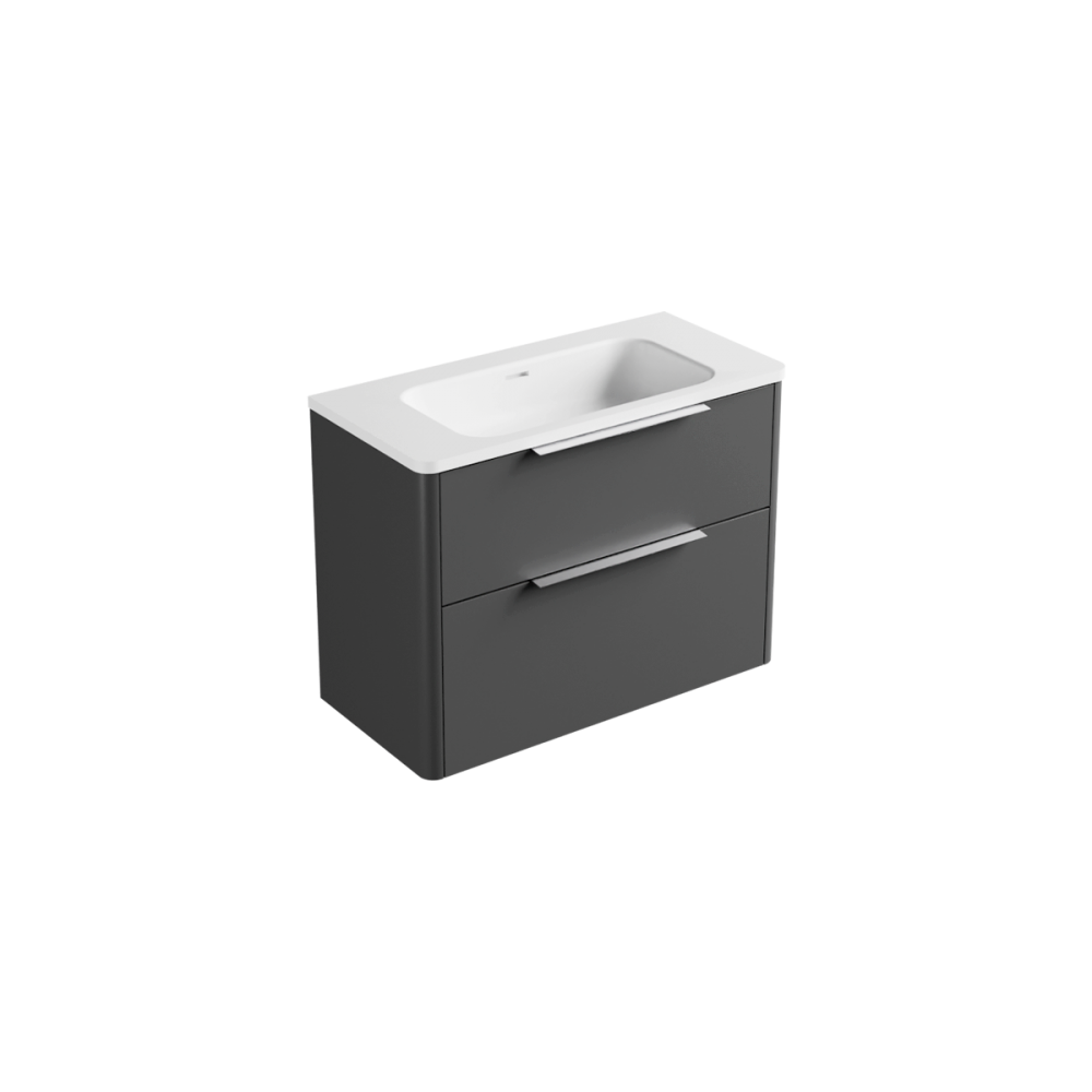 Evo Arco slim 750 2 drawers, stacked, thermoform