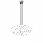Ceiling Mounted Brass Shower Drencher (Round) Chrome