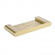 FLOW METAL SHELF - 250MM - BRUSHED BRASS