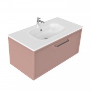 900 Francisco Wall Hung Vanity (1 Drawer) - Specify Colour & Drawer Front & Basin