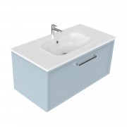 900 Francisco Wall Hung Vanity (1 Drawer) - Specify Colour & Drawer Front & Basin