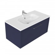 900 Francisco Wall Hung Vanity (1 Drawer) - Specify Colour & Drawer Front & Basin