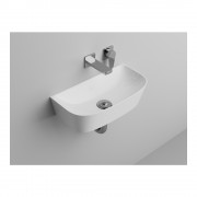 Gallo 440 Wall Mounted WC Basin - Gloss White