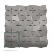 Mosaix Shapes Net Silver Grey 305 X 305