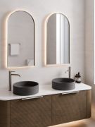CODE HALO V2 ROUND VESSEL BASIN - 380X125H - MATTE DARK GREY
