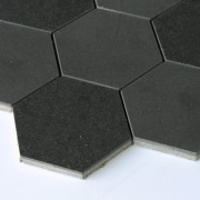 Timeless Charcoal Hexagonal Mix Mosaics 308 x 265