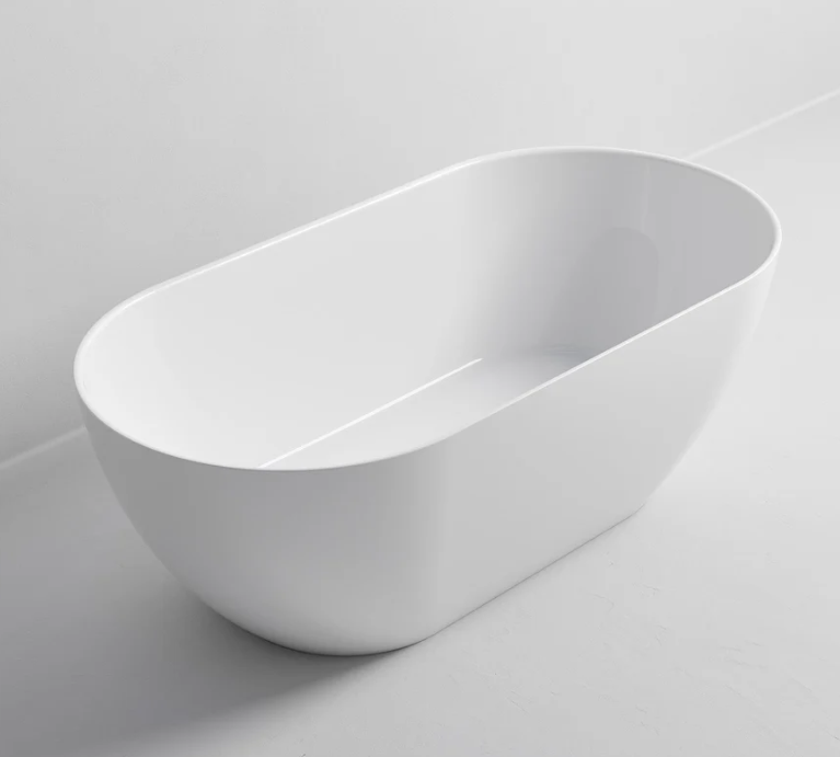 HALO SOLID SUR F/STANDING BATH - 1600X800X560 - GLOSS WH