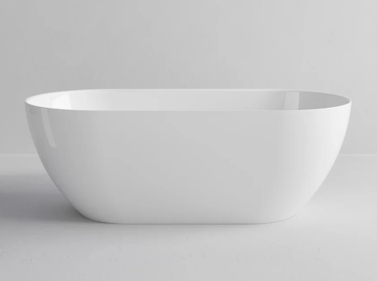 HALO SOLID SUR F/STANDING BATH - 1600X800X560 - GLOSS WH