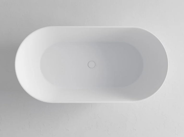 HALO SOLID SUR F/STANDING BATH - 1600X800X560 - MAT WH