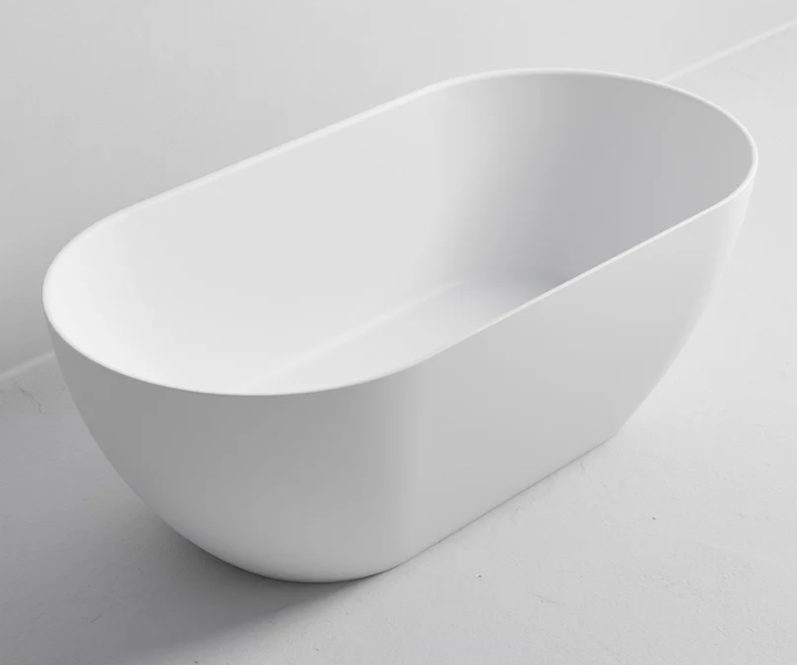 HALO SOLID SUR F/STANDING BATH - 1600X800X560 - MAT WH