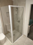 Abstract Ivory with Canne Ecru. Tiled by Elite Tiling Ltd