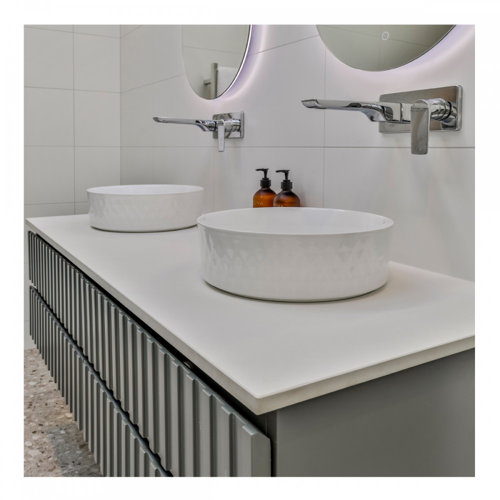 HEIRLOOM RADIAL 355 TEXTURED WHITE