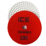 Diarex Dry Polishing Pad 100# 100mm (Red)