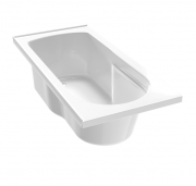 KAHLO BATH 1675 WITH UPSTAND/S - Specify upstand positions