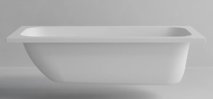 LINEARE ACRYLIC DROP IN BATH - 1500X740X410 - WHITE