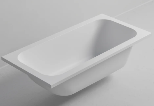 LINEARE ACRYLIC DROP IN BATH - 1500X740X410 - MATT WHITE