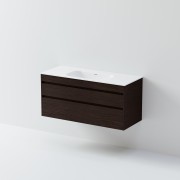 LUXE DOUBLE TIER VANITY & STANDARD TOP - 2DRW - 1200 - Select Vanity Colour & Top