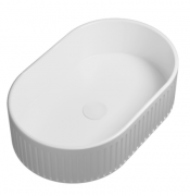 Laurel Oval Vessel Basin - Gloss White NEW