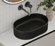 Laurel Oval Vessel Basin - Matte Black NEW