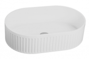 Laurel Oval Vessel Basin - Matte White NEW