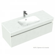 1200 Lexa Wall Hung Single Basin Vanity - Specify Colour & Basin