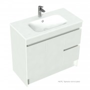 900 Lexa Floor Standing Vanity - Specify Colour & Basin