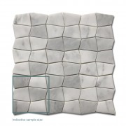 Mosaix Shapes Net Carrara 305 X 305