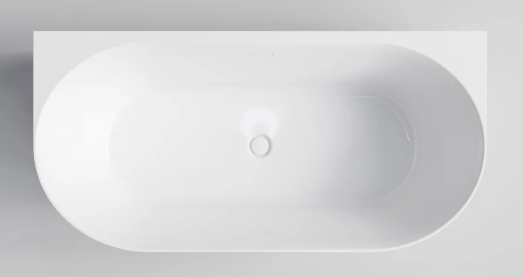 LINEARE ACRYLIC BTW BATH - 1600X780X560 - GL WH