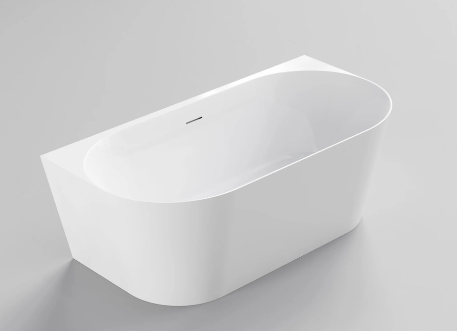 LINEARE ACRYLIC BTW BATH - 1600X780X560 - GL WH