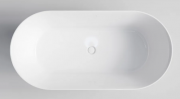 LINEARE ACRYLIC F/STANDING BATH - 1600X780X560 - GL WH