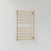 CODE LINEARE- HEATED TOWEL RAIL 240V/98W - 1050HX650W - BRUSHED BRASS