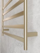 CODE LINEARE- HEATED TOWEL RAIL 240V/98W - 1050HX650W - BRUSHED BRASS