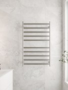 CODE LINEARE- HEATED TOWEL RAIL 240V/98W - 1050HX650W - BRUSHED NICKLE