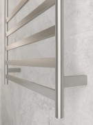 CODE LINEARE- HEATED TOWEL RAIL 240V/98W - 1050HX650W - BRUSHED NICKLE