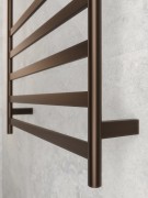 CODE LINEARE- HEATED TOWEL RAIL 240V/98W - 1050HX650W - BRUSHED BRONZE