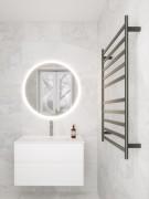 CODE LINEARE- HEATED TOWEL RAIL 240V/98W - 1050HX650W - GUN METAL