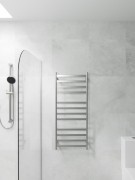 CODE LINEARE- HEATED TOWEL RAIL 240V/98W - 1200HX500W - BRUSHED NICKLE