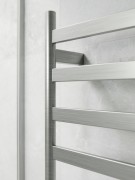 CODE LINEARE- HEATED TOWEL RAIL 240V/98W - 1200HX500W - BRUSHED NICKLE