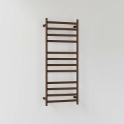 CODE LINEARE- HEATED TOWEL RAIL 240V/98W - 1200HX500W - BRUSHED BRONZE