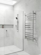 CODE LINEARE- HEATED TOWEL RAIL 240V/98W - 1200HX500W - CHROME