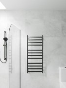 CODE LINEARE- HEATED TOWEL RAIL 240V/98W - 1200HX500W - GUN METAL
