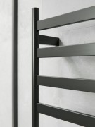 CODE LINEARE- HEATED TOWEL RAIL 240V/98W - 1200HX500W - GUN METAL