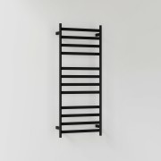 CODE LINEARE- HEATED TOWEL RAIL 240V/98W - 1200HX500W - MATTE BLACK