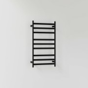 CODE LINEARE- HEATED TOWEL RAIL 240V/74W - 900HX500W - MATTE BLACK