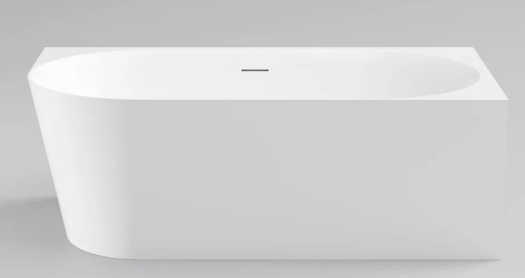 LINEARE ACRYLIC CORNER BATH - LH - 1600X780X560 - GLOSS WHITE