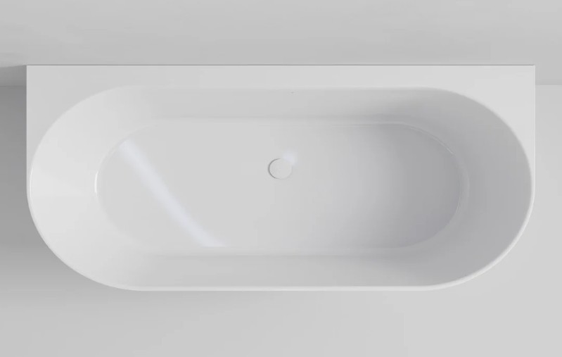 LINEARE SOLID SUR BTW BATH - 1700X800X560 - GLOSS WH