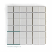 Mosaix Squares White Matt (48mm) 306 x 306