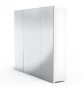 MAHIA MIRROR 900X750 3 PANELS WHITE MELAMINE